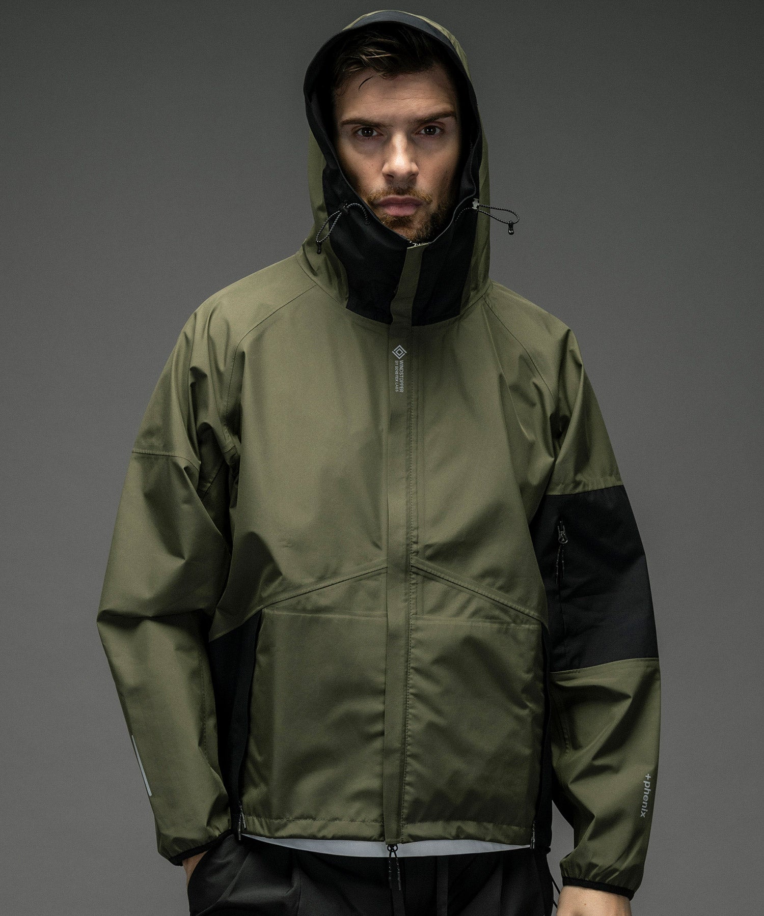COLOR BLOCK PARKA カラーブロックパーカー / WINDSTOPPER プロダクト by GORE-TEX LABS