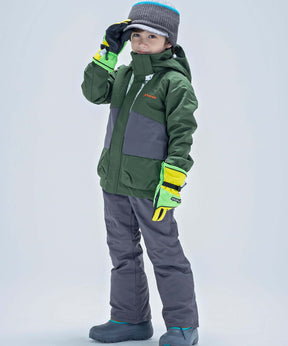 【KIDS/JUNIOR】子供用スキーウェア アウター上下セット ツーピース Snow Jet Junior Two-piece / Jr / 最大20cmサイズ調整可能 /phenixスキーウェア23AW