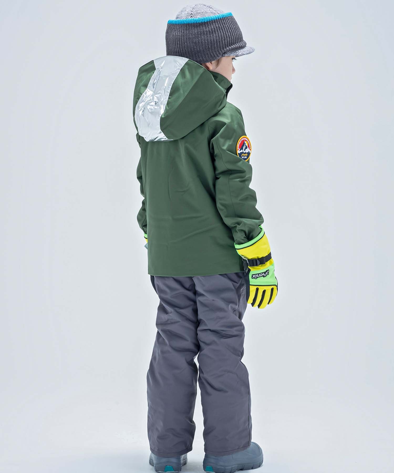 【KIDS/JUNIOR】子供用スキーウェア アウター上下セット ツーピース Snow Jet Junior Two-piece / Jr / 最大20cmサイズ調整可能 /phenixスキーウェア23AW