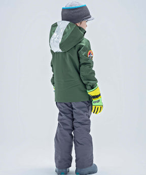 【KIDS/JUNIOR】子供用スキーウェア アウター上下セット ツーピース Snow Jet Junior Two-piece / Jr / 最大20cmサイズ調整可能 /phenixスキーウェア23AW