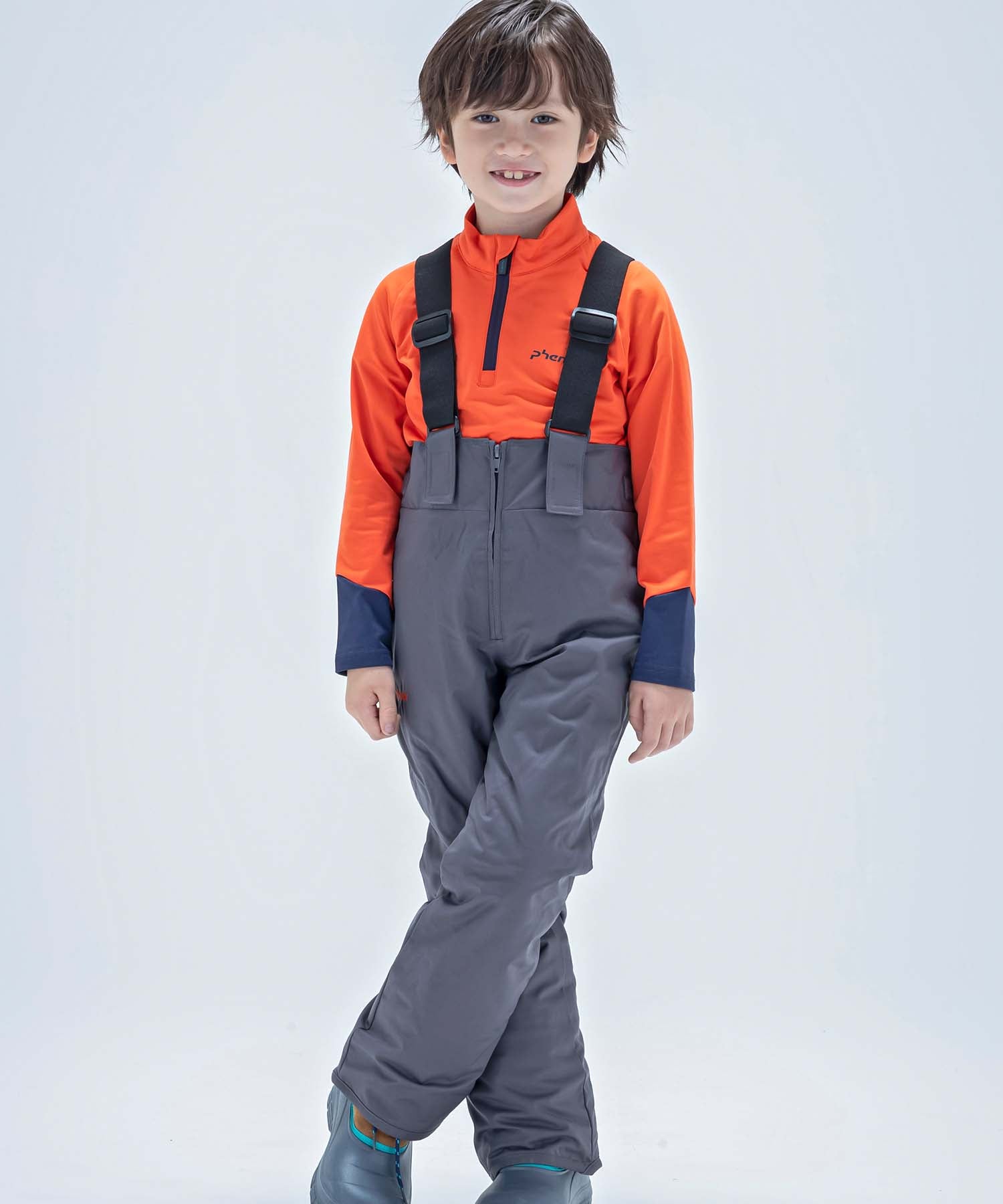 【KIDS/JUNIOR】子供用スキーウェア アウター上下セット ツーピース Snow Jet Junior Two-piece / Jr / 最大20cmサイズ調整可能 /phenixスキーウェア23AW