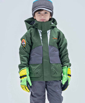 【KIDS/JUNIOR】子供用スキーウェア アウター上下セット ツーピース Snow Jet Junior Two-piece / Jr / 最大20cmサイズ調整可能 /phenixスキーウェア23AW