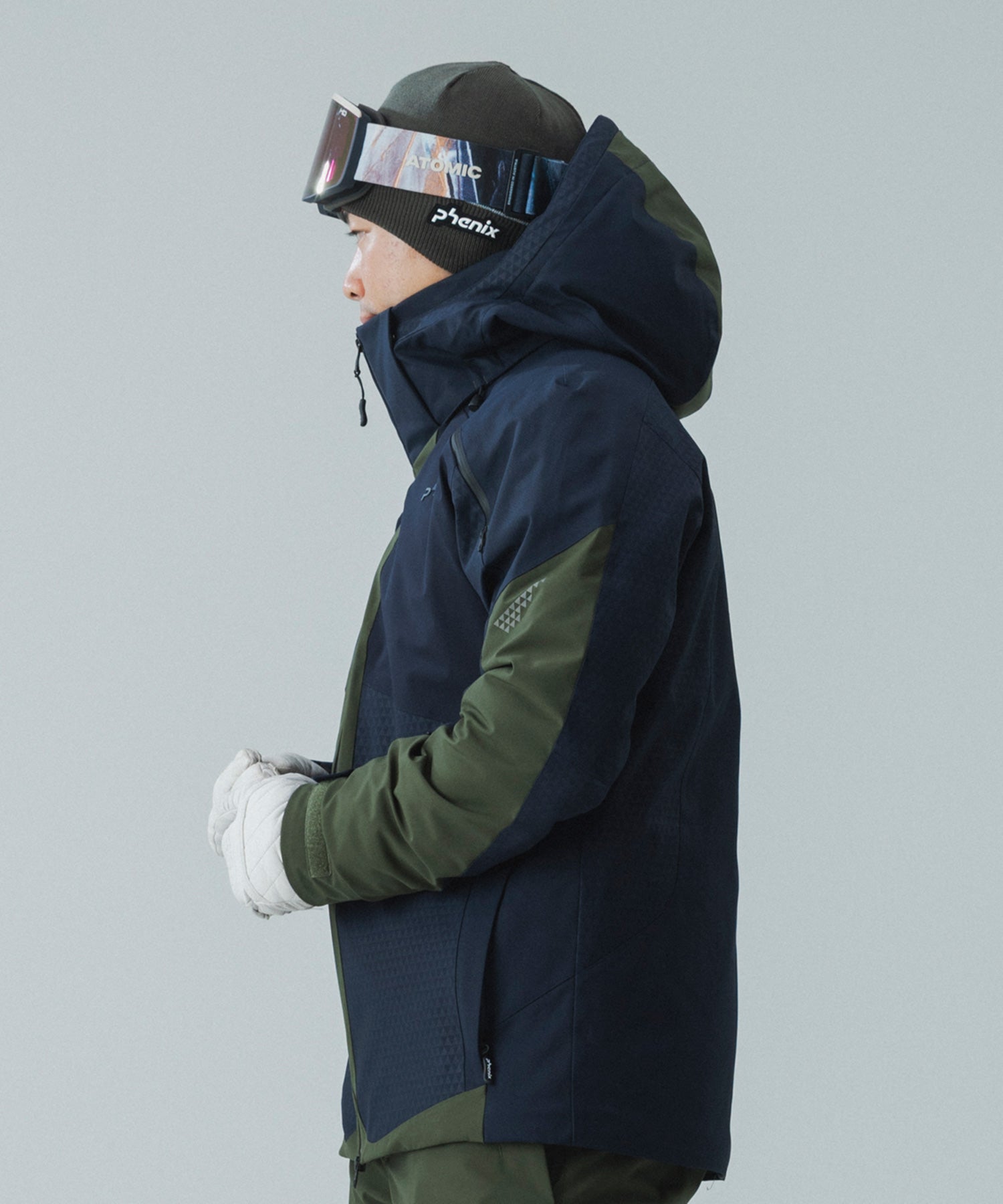 【MENS】Simple Lined Knit Beanie / シンプルラインドニットビーニー / phenix スキーウェア 26AW