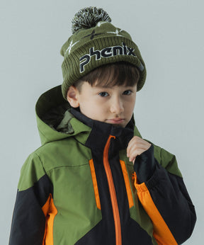 【KIDS/JUNIOR】Cross Pattern Knit Cap / クロスパターンニットキャップ / phenix スキーウェア 26AW