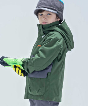 【KIDS/JUNIOR】子供用スキーウェア アウター上下セット ツーピース Snow Jet Junior Two-piece / Jr / 最大20cmサイズ調整可能 /phenixスキーウェア23AW