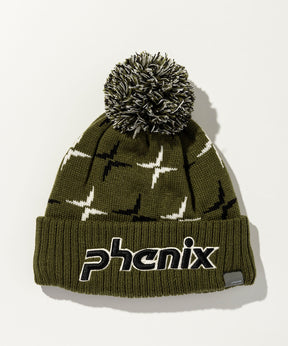 【KIDS/JUNIOR】Cross Pattern Knit Cap / クロスパターンニットキャップ / phenix スキーウェア 26AW