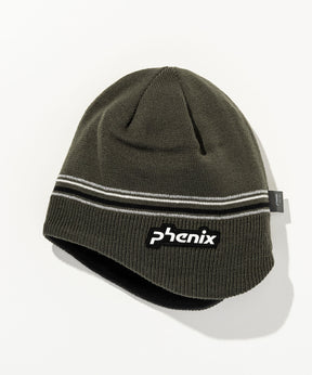 【KIDS/JUNIOR】Junior Simple Lined Knit Beanie / ジュニアシンプルラインドニットビーニー / phenix スキーウェア 26AW