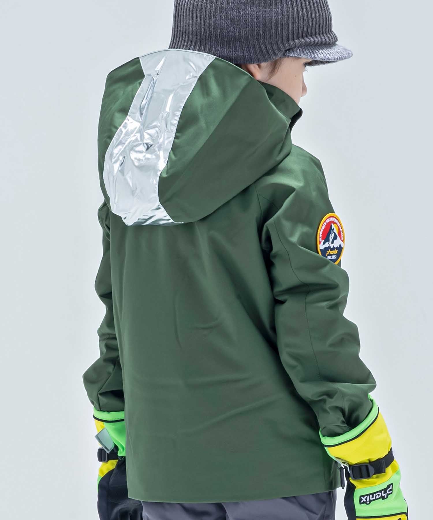 【KIDS/JUNIOR】子供用スキーウェア アウター上下セット ツーピース Snow Jet Junior Two-piece / Jr / 最大20cmサイズ調整可能 /phenixスキーウェア23AW