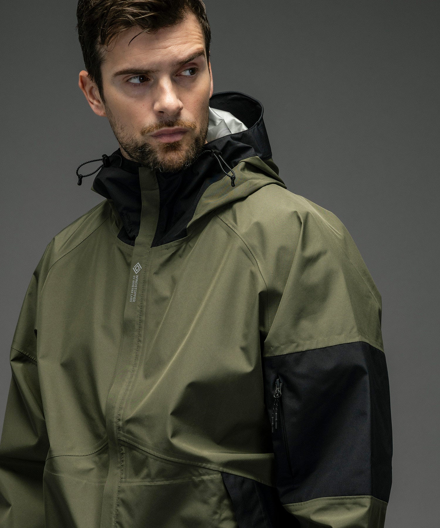 COLOR BLOCK PARKA カラーブロックパーカー / WINDSTOPPER プロダクト by GORE-TEX LABS