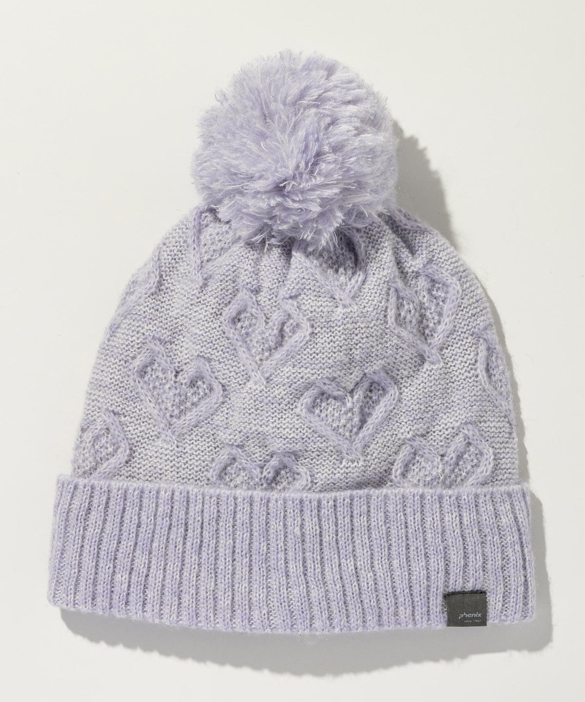 【KIDS/JUNIOR】Heart Pattern Knit Cap / ハートパターンニットキャップ / phenix スキーウェア 26AW
