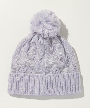 【KIDS/JUNIOR】Heart Pattern Knit Cap / ハートパターンニットキャップ / phenix スキーウェア 26AW