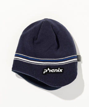 【KIDS/JUNIOR】Junior Simple Lined Knit Beanie / ジュニアシンプルラインドニットビーニー / phenix スキーウェア 26AW