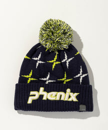 【KIDS/JUNIOR】Cross Pattern Knit Cap / クロスパターンニットキャップ / phenix スキーウェア 26AW