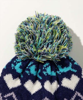 【KIDS/JUNIOR】Snow Pattern Knit Cap / スノーパターンニットキャップ / phenix スキーウェア 26AW
