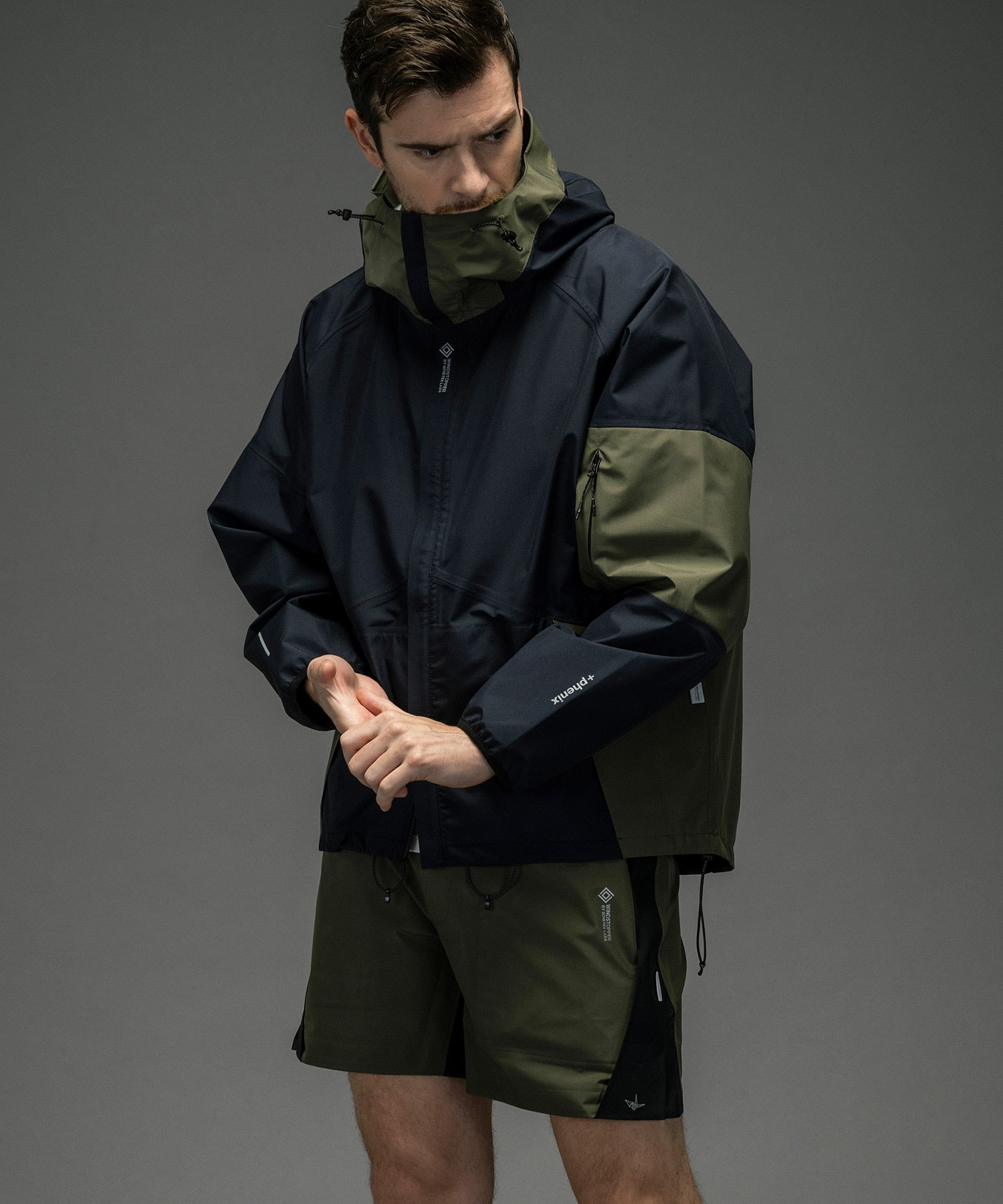COLOR BLOCK PARKA カラーブロックパーカー / WINDSTOPPER プロダクト by GORE-TEX LABS
