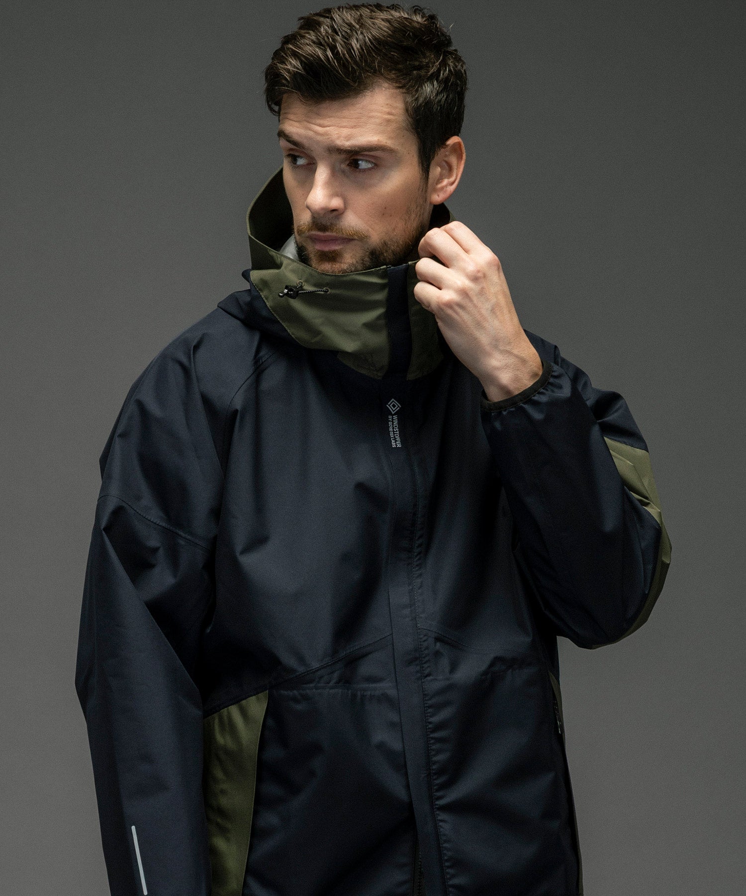 COLOR BLOCK PARKA カラーブロックパーカー / WINDSTOPPER プロダクト by GORE-TEX LABS