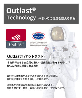 Outlast® TYPOGRAPHY SHORT SLEEVE TEE / タイポグラフィ ショートスリーブTシャツ