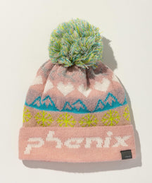 【KIDS/JUNIOR】Snow Pattern Knit Cap / スノーパターンニットキャップ / phenix スキーウェア 26AW