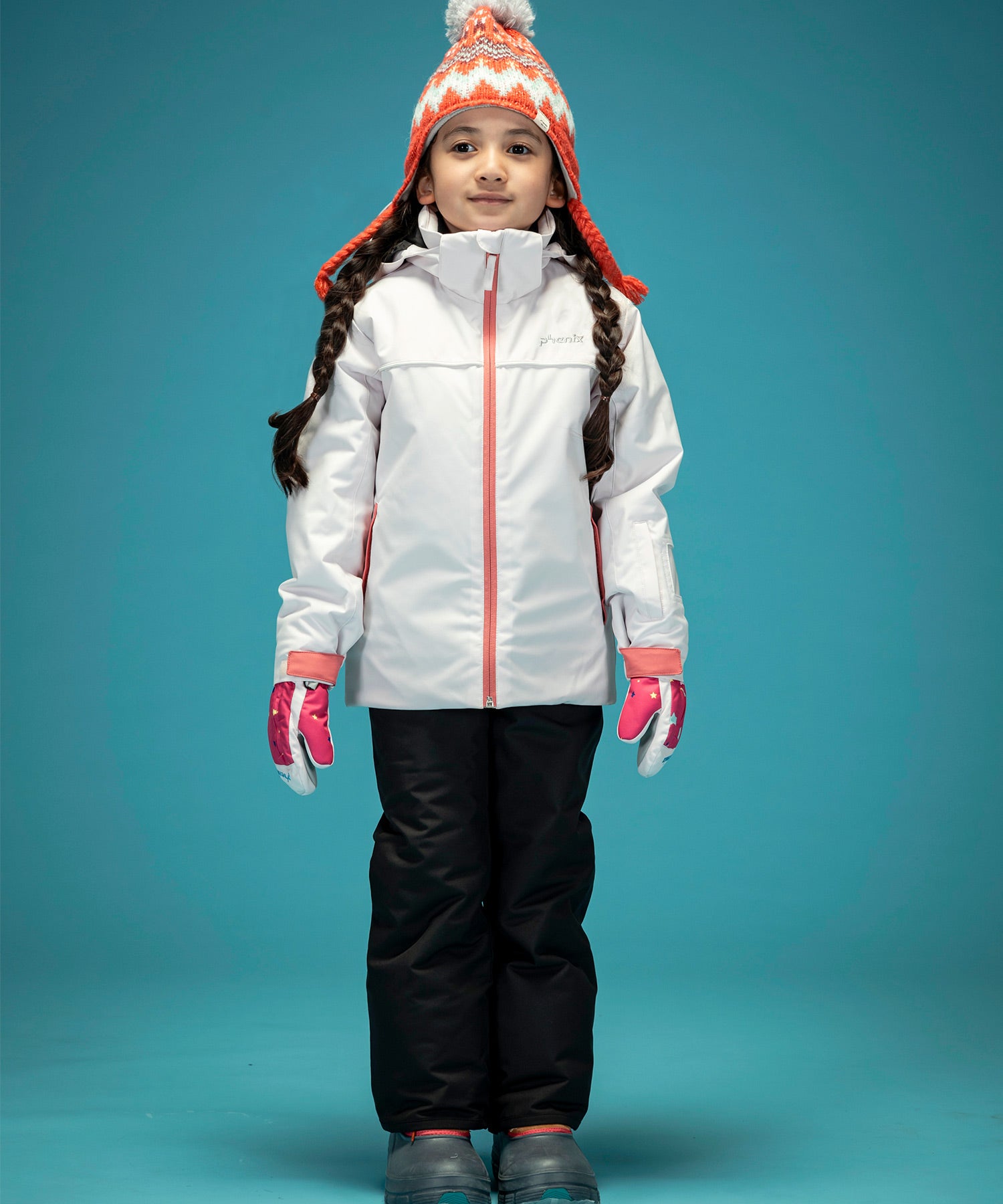 【KIDS/JUNIOR】Twinkle Junior Two-piece トゥインクルジュニアツーピース / JUNIOR / 子供用スキーウェア アウター上下セット / 最大20cmサイズ調整可能 /phenixスキーウェア 24AW