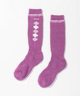 【WOMENS】Argyle Motif Ski Socks / アーガイルモチーフスキーソックス / phenix スキーウェア 26AW