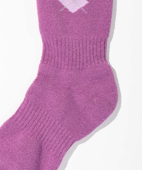 【WOMENS】Argyle Motif Ski Socks / アーガイルモチーフスキーソックス / phenix スキーウェア 26AW