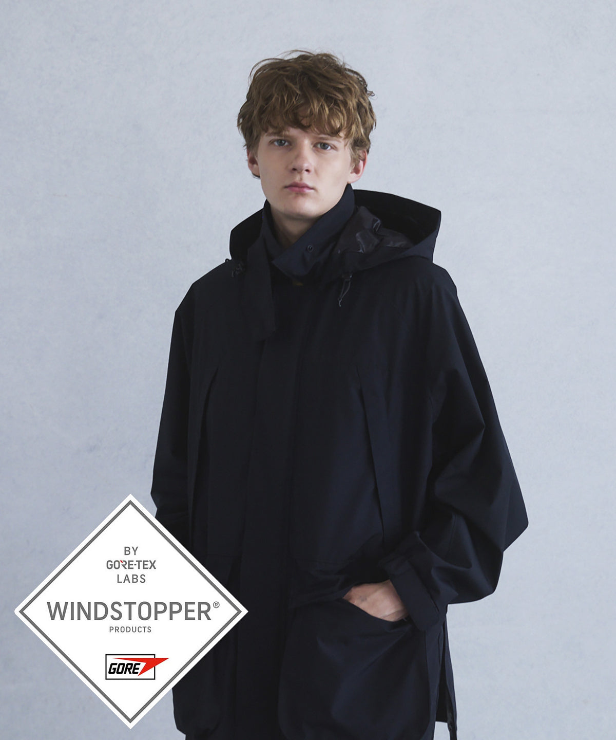 【MENS】FISHERMANS DOWN COAT フィッシャーマンズダウンコート / WINDSTOPPER(R) プロダクト by GORE TEX LABS / +phenix(プラスフェニックス)