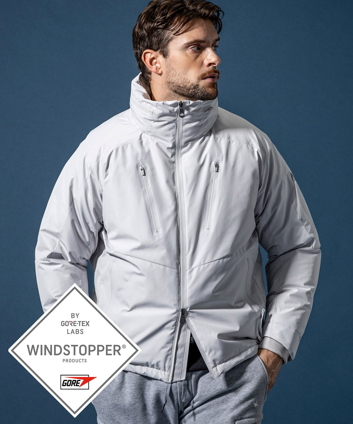 GTX STAND DOWN JACKET スタンドダウンジャケット / WINDSTOPPER(R) プロダクト by GORE-TEX LABS