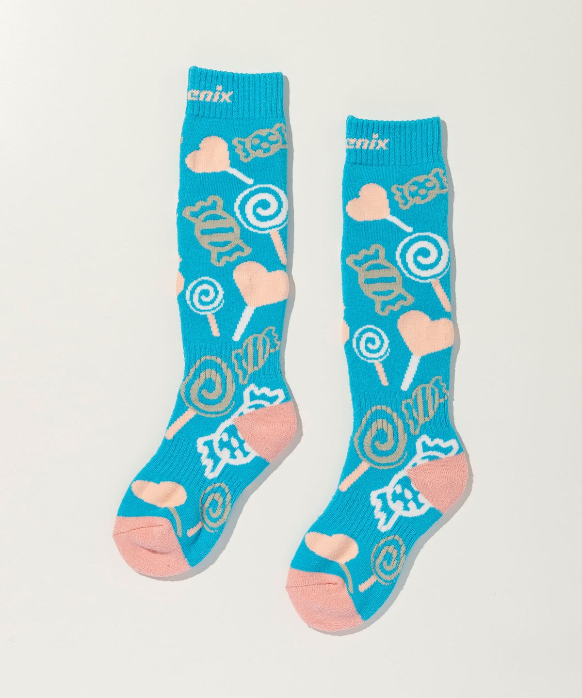 【KIDS/JUNIOR】Candy Motif Ski Socks / キャンディモチーフスキーソックス / phenix スキーウェア 26AW