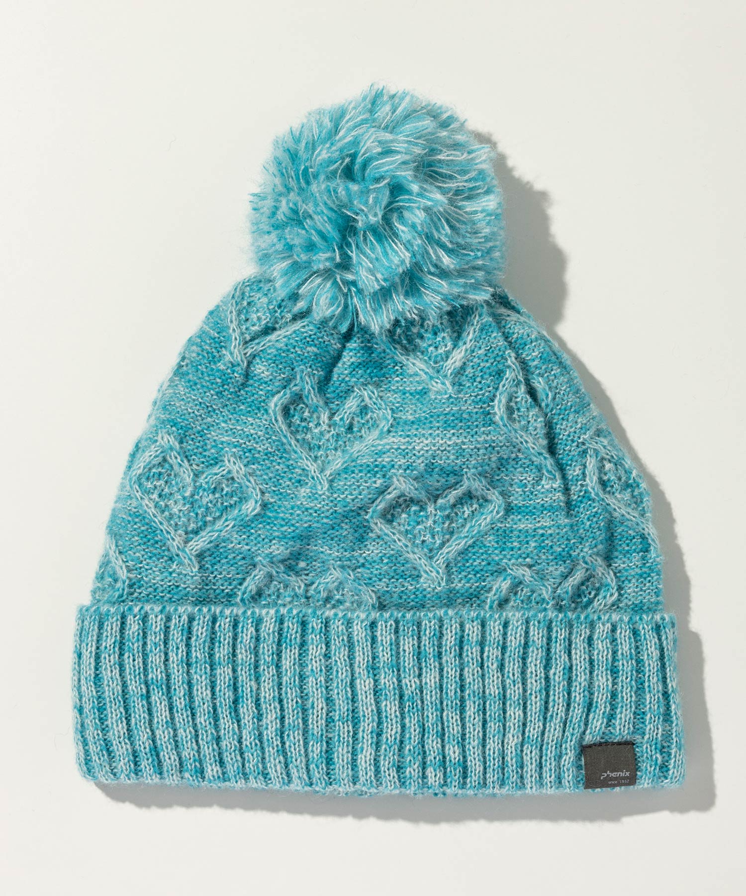 【KIDS/JUNIOR】Heart Pattern Knit Cap / ハートパターンニットキャップ / phenix スキーウェア 26AW