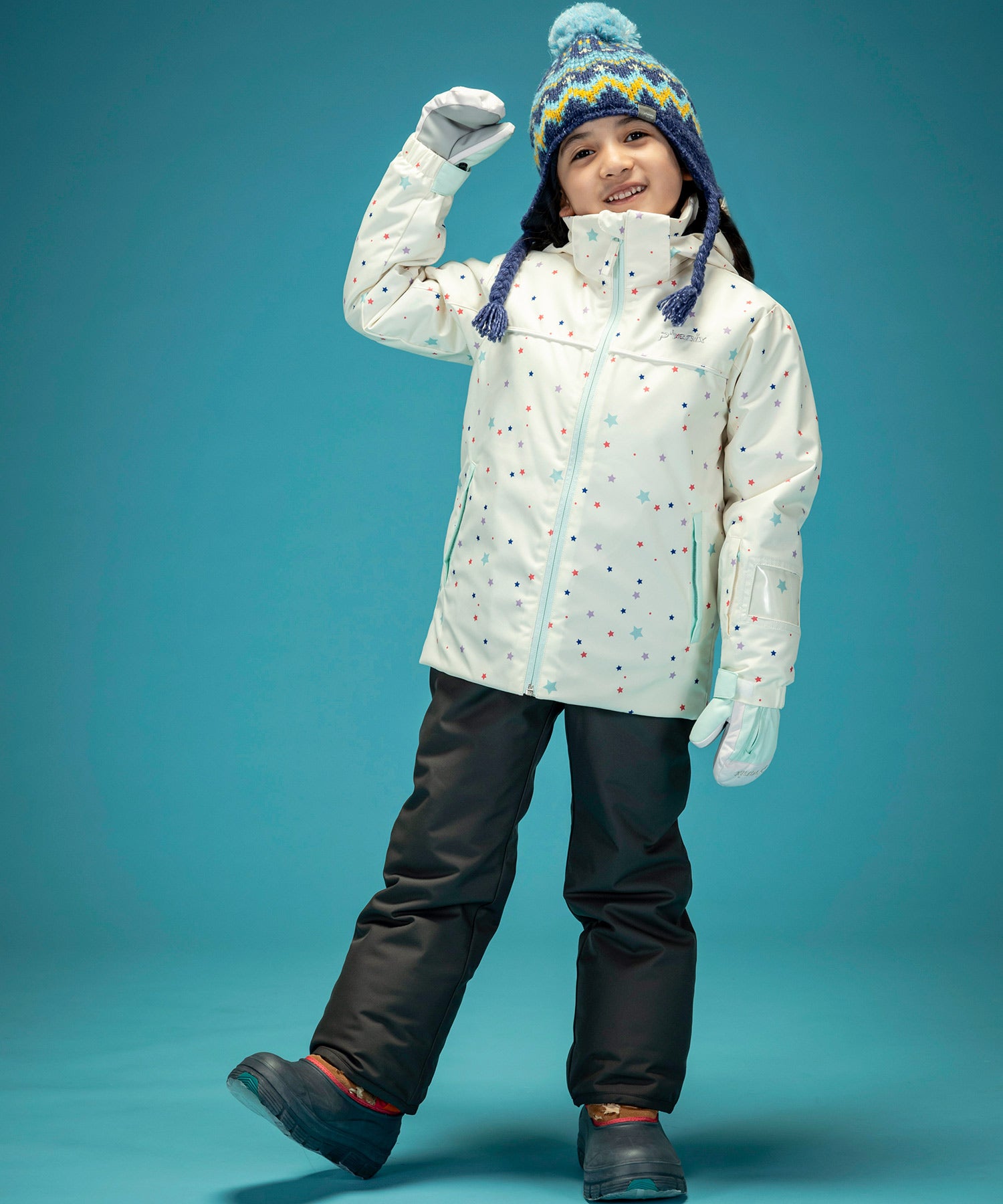 【KIDS/JUNIOR】Twinkle Junior Two-piece トゥインクルジュニアツーピース / JUNIOR / 子供用スキーウェア アウター上下セット / 最大20cmサイズ調整可能 /phenixスキーウェア 24AW
