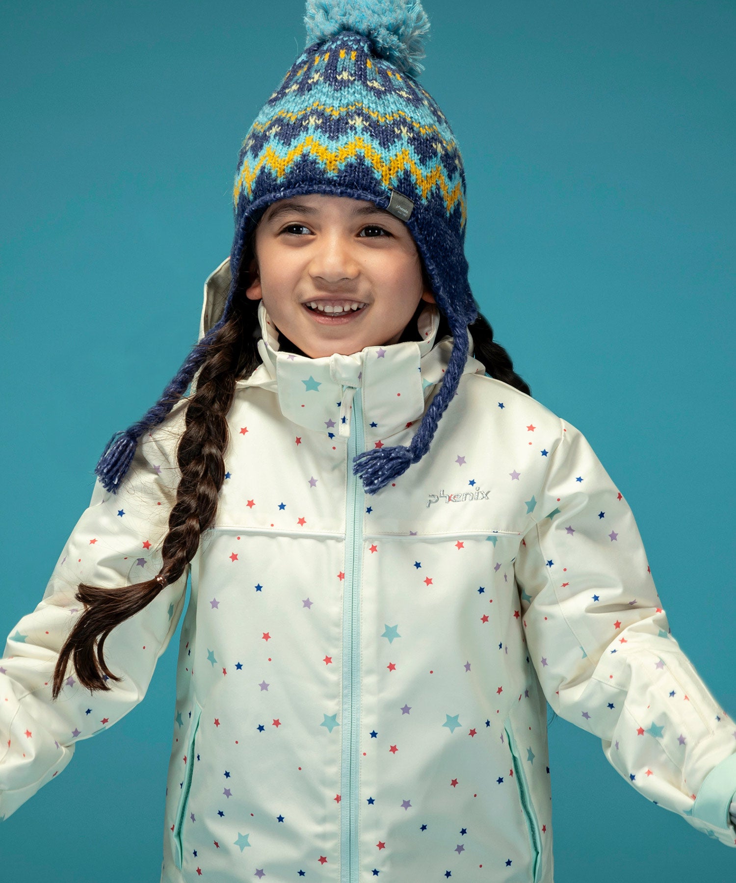 【KIDS/JUNIOR】Twinkle Junior Two-piece トゥインクルジュニアツーピース / JUNIOR / 子供用スキーウェア アウター上下セット / 最大20cmサイズ調整可能 /phenixスキーウェア 24AW