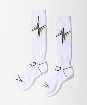 【MENS】Cross Motif Ski Socks / クロスモチーフスキーソックス / phenix スキーウェア 26AW
