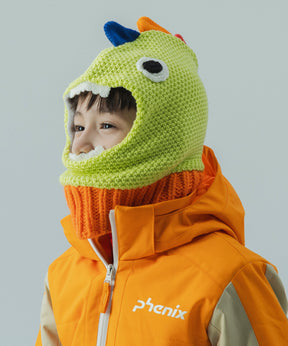 【KIDS/JUNIOR】Dinosaur Knit Cap / ダイナソーニットキャップ / phenix スキーウェア 26AW